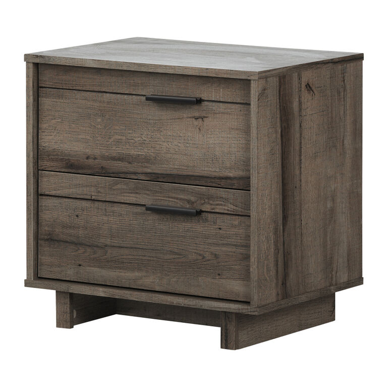 Fynn 2-Drawer Nightstand Fall Oak