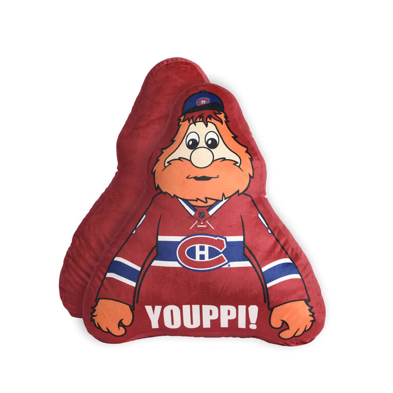 NHL Montreal Canadiens Mascot Pillow, 20" x 22"