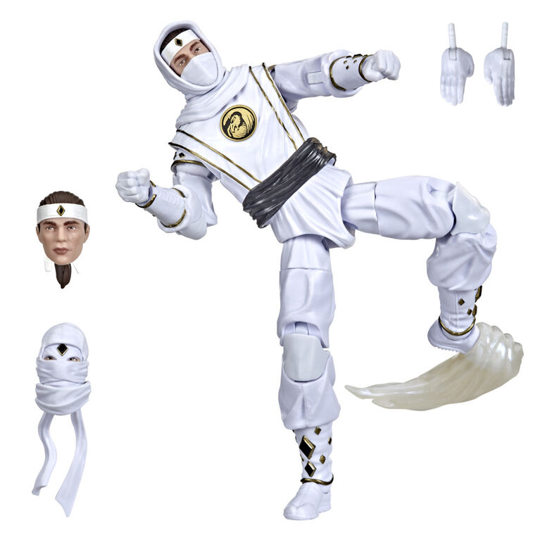 Power Rangers Lightning Collection, Mighty Morphin Ranger Ninja Blanc