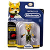 Figurines du Monde de Nintendo de 4 pouces - Starfox avec Arwing
