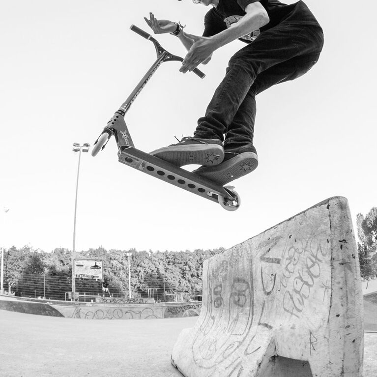 Micro Scooters Micro Mx Trixx Stunt Scooter Rainbow Blue Toys R Us