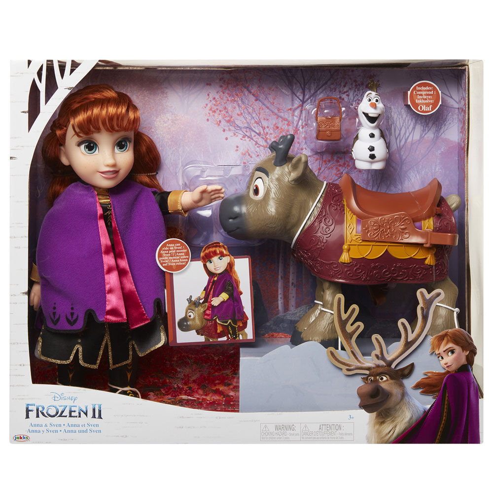 anna and sven toddler doll set