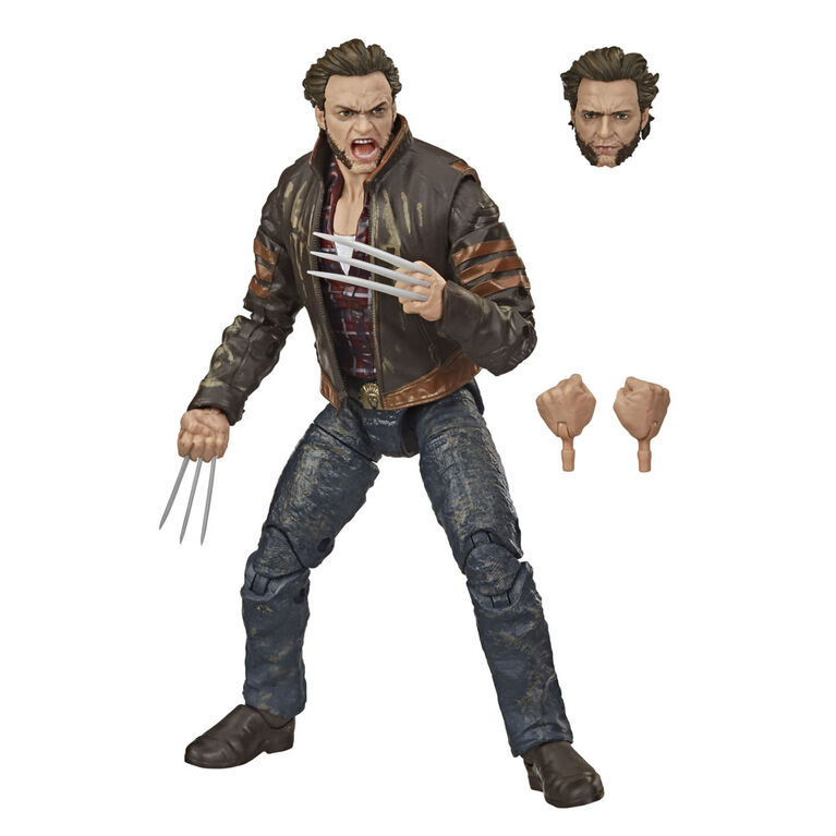 Hasbro Marvel Legends Series X-Men Wolverine 6-inch Collectible Action Figure Toy, Includes 3 Accessories