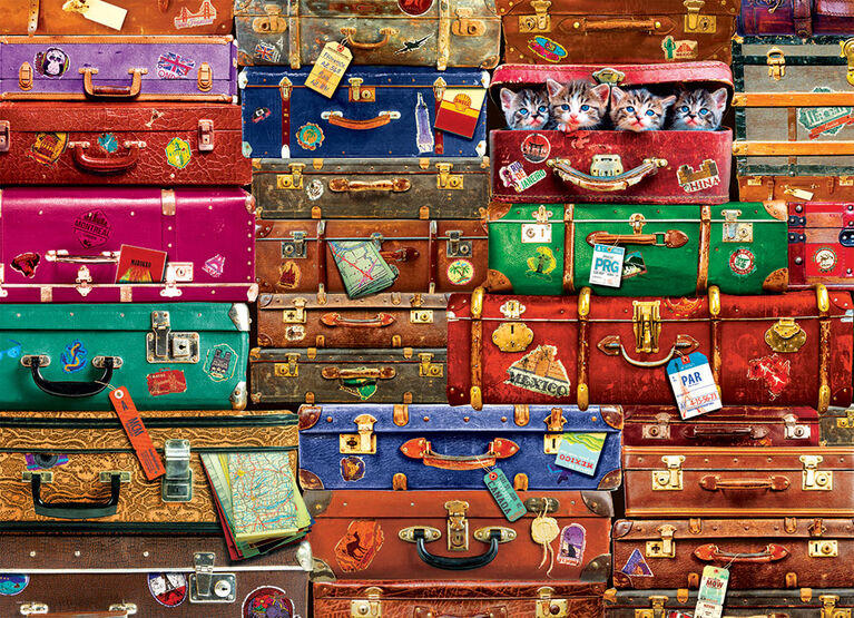 Eurographics Travel Suitcases 1000 Piece Puzzle
