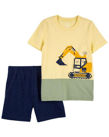 Carter's  Two Piece Construction Tshirt and Shorts Set 4T