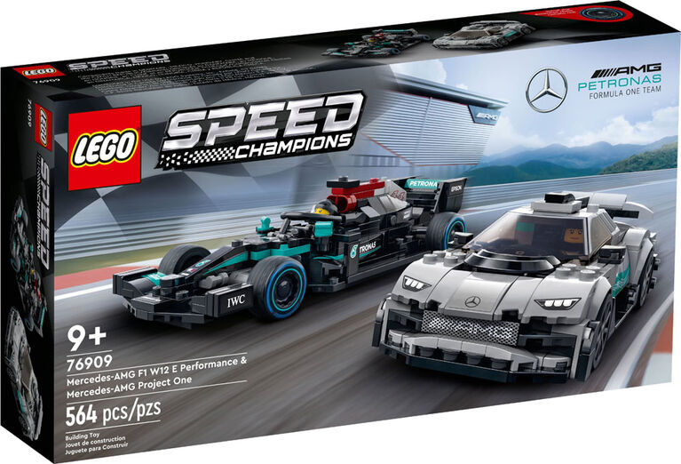 LEGO Speed Champions Mercedes-AMG F1 W12 E Performance and Mercedes-AMG Project One