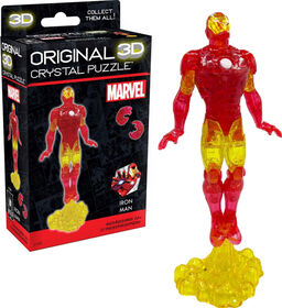 Puzzle: 3D Crystal: Marvel - Iron Man - English Edition