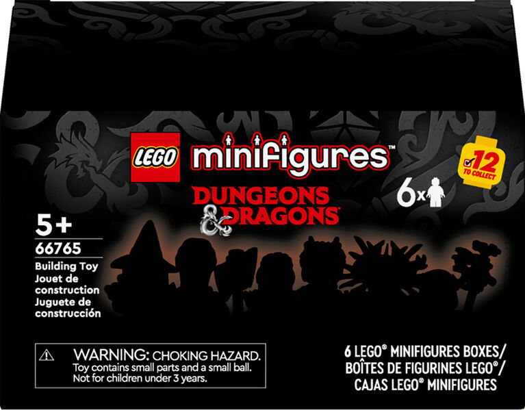 LEGO Minifigures Dungeons & Dragons 6 Pack Collectible Toy Figures, Party Favors for Kids or Adult Fans, 66765