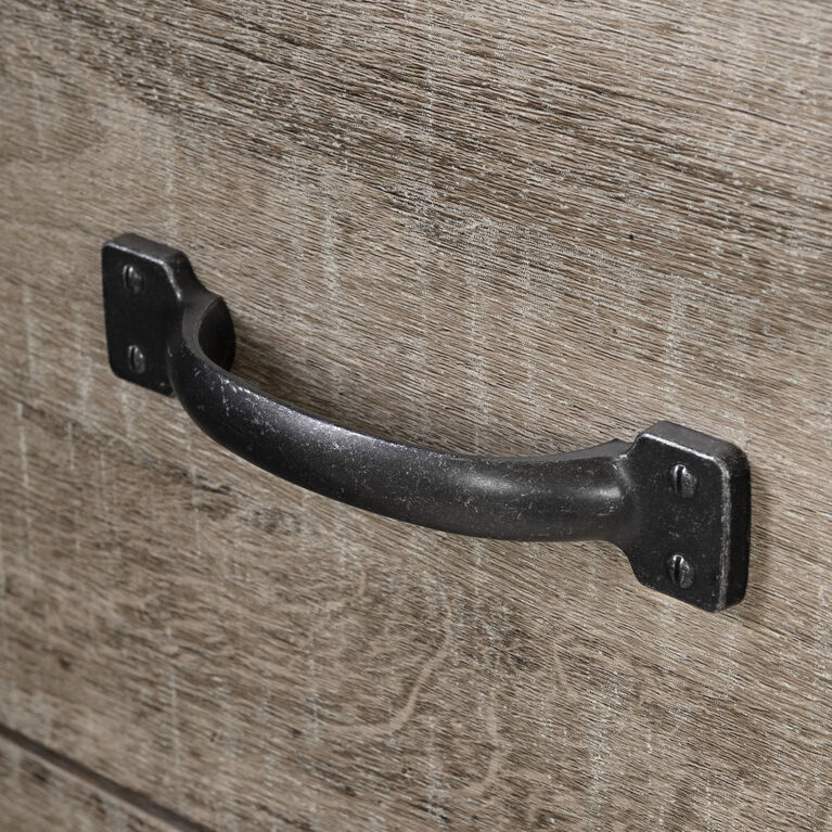 Tassio 1-Drawer Nightstand Weathered Oak