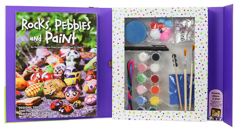 SpiceBox Children's Activity Kits for Kids Rock Painting - English Edition