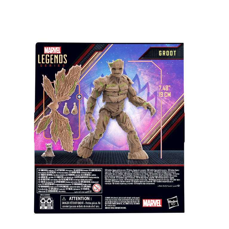 Marvel Legends Series Groot, Guardians of the Galaxy Vol. 3 6-Inch Action Figures