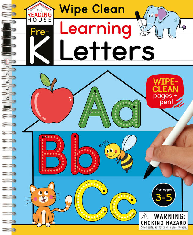 Learning Letters (Pre-K Wipe Clean Workbook) - English Edition