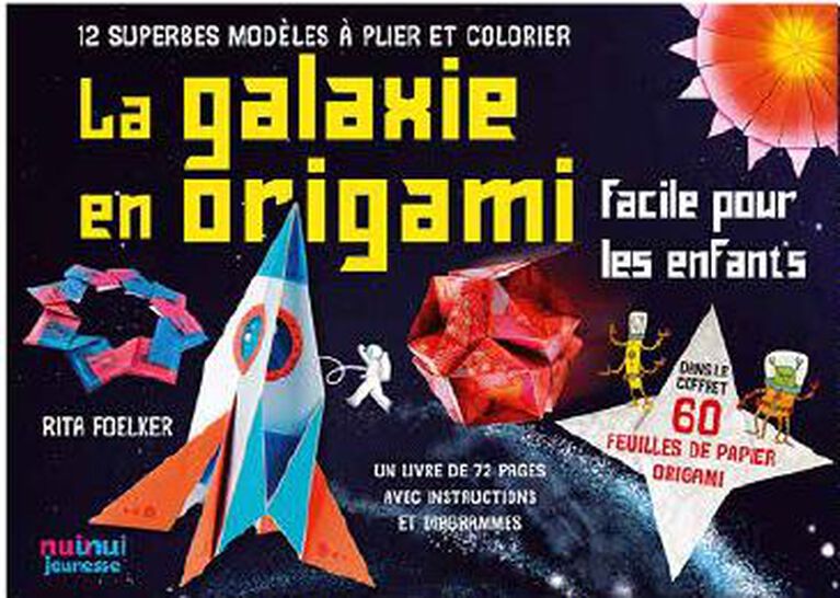 Galaxie En Origami (Facile Pour Les Enfants) - French Text