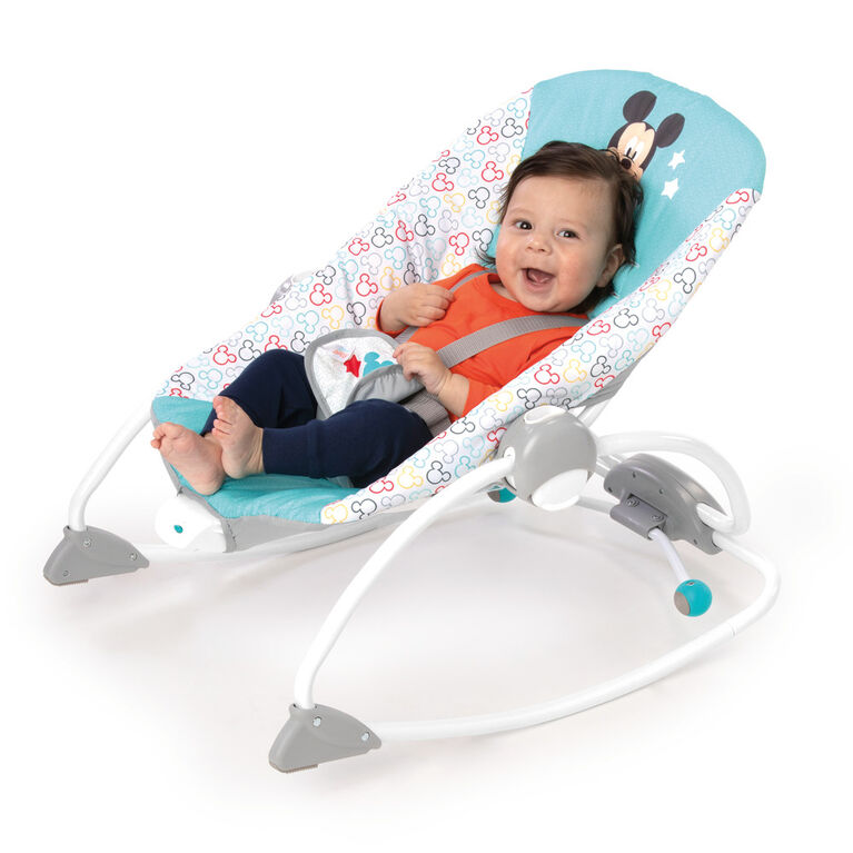 Bright Starts Disney Baby MICKEY MOUSE Original Bestie Infant to Toddler Rocker