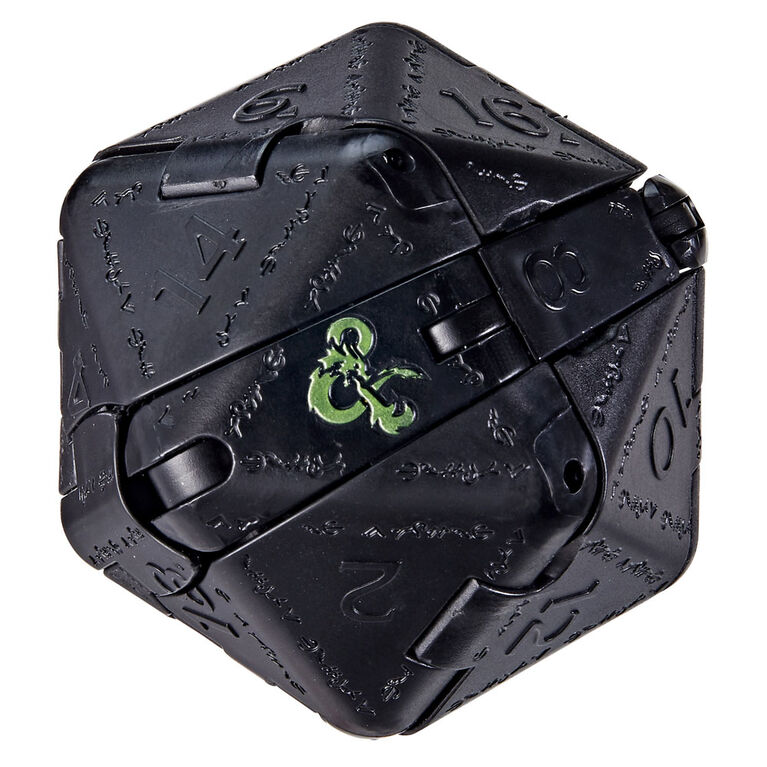 Dungeons and Dragons Honor Among Thieves DandD Dicelings Black Dragon Rakor Collectible DandD Monster Dice Converting Giant d20 Action Figures Role Playing Dice
