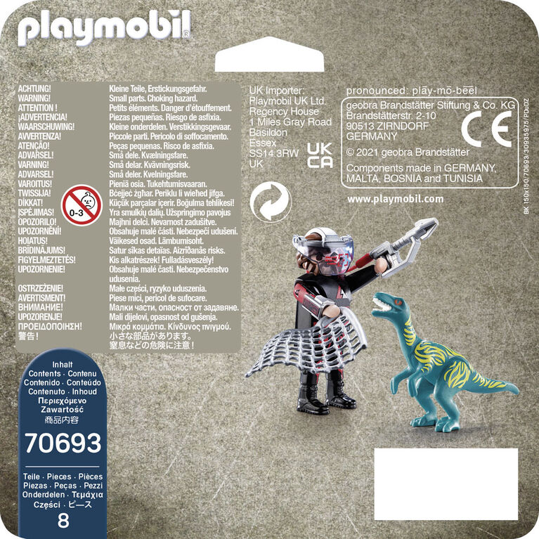 Playmobil - DuoPack Velociraptor with Dino Catcher