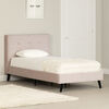 Maliza Twin Upholstered Bed Pale Pink