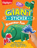 Giant Sticker Dinosaur Fun - English Edition