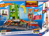 Hot Wheels City Super Recharge Fuel Station with 1:64 Scale