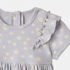 Short Sleeve Ruffle Dress