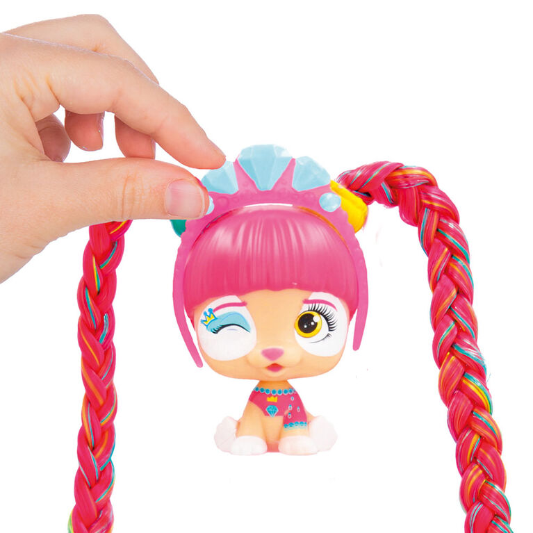VIP Pets Mini Fans Glam Gems - Comprend les VIP Pets et 6 accessoires surprises | Enfants à partir de 3 ans