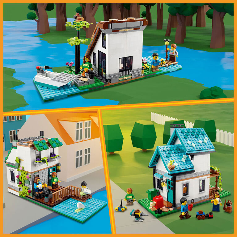 LEGO Creator Cozy House 31139 Building Toy Set (808 Pieces)