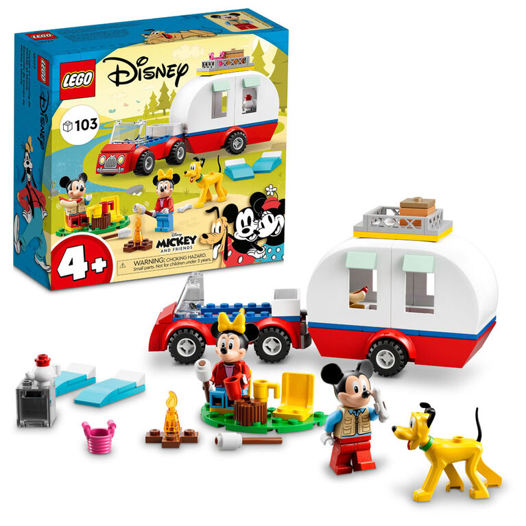 LEGO  Disney Mickey et ses amis - Voyage en camping de Mickey Mouse et Minnie Mouse 10777