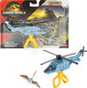 Matchbox Jurassic World Dino Transporter, Toy Car or Truck & 1-2 Mini Dinosaurs (Styles May Vary)