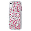 Étui rigide ajusté Karat de Case-Mate pour iPhone Xr, rose fleur ditsy