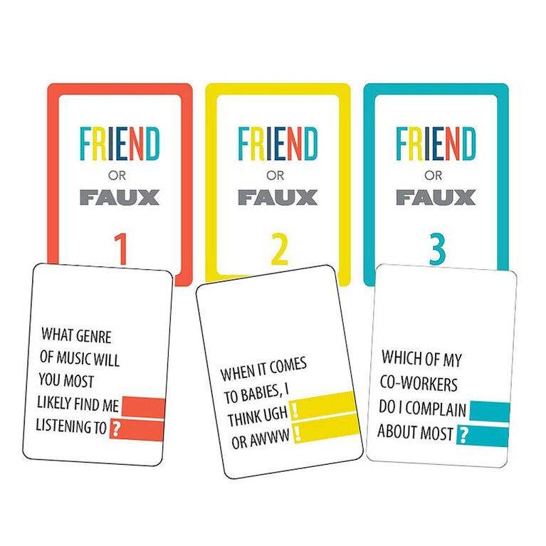 Pressman Toys Friend or Faux Game English Edition Toys R Us Canada