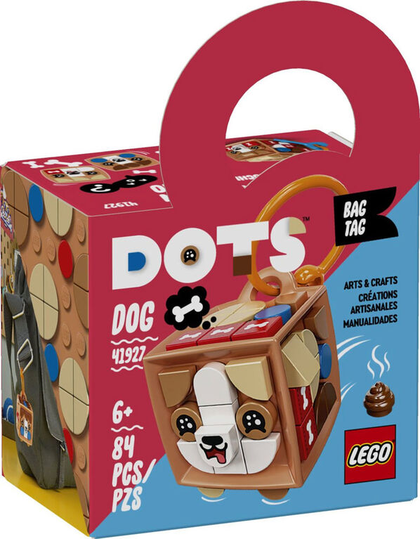 LEGO DOTS La décoration pour sac Chien 41927 (84 pièces)