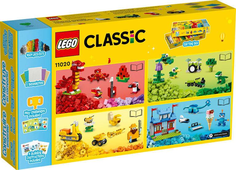 LEGO Classic Construire ensemble 11020 Ensemble de construction (1 601 pièces)