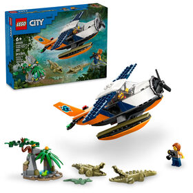 LEGO City Jungle Explorer Water Plane Toy Building Set, Fun Summer Toy or Kids Gift Idea, 60425