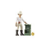 Indiana Jones Worlds of Adventure Helena Shaw with Motorcycle, 2.5 Inch Action Figure & Vehicle Set, Indiana Jones Toys