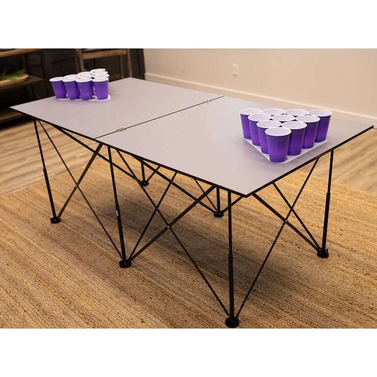 Ping Pong 6 Ft Pop Up Table Tennis Blue - English Edition