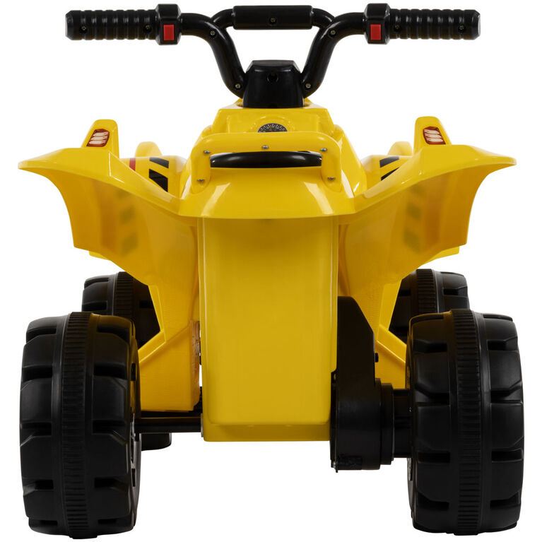 Tonka 6-volt Electric Ride-On Quad for Kids, by Huffy, yellow