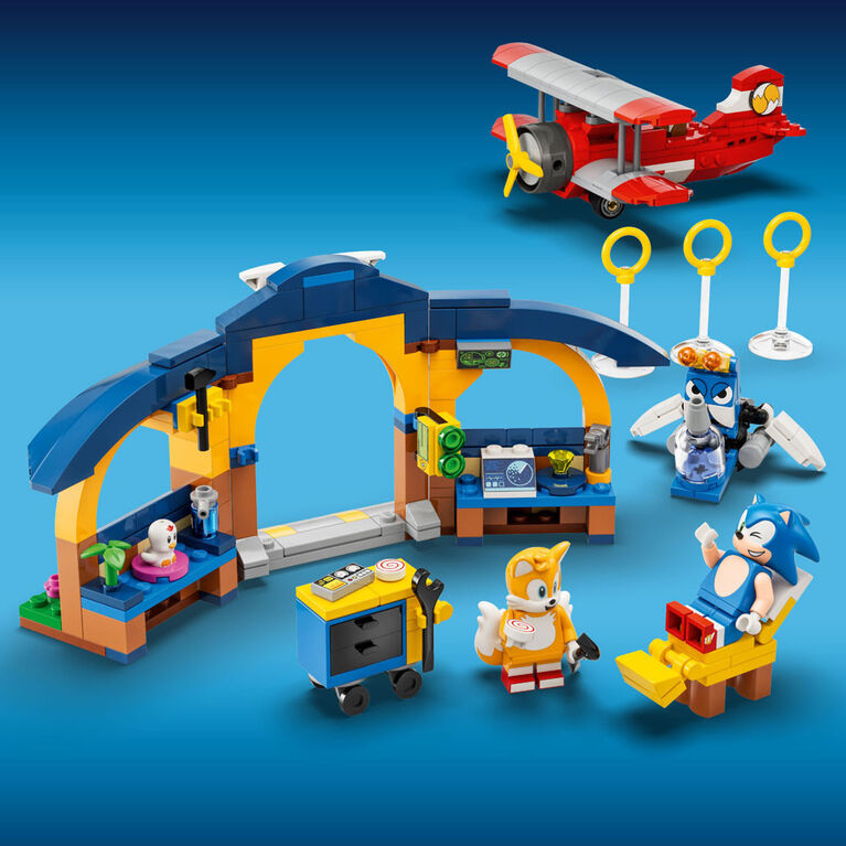 LEGO Sonic the Hedgehog Le labo de Tails et l'avion Tornado 76991 (376 pièces)