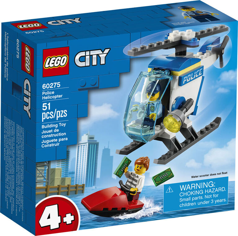 LEGO City Police L'hélicoptère de la police 60275 (51 pièces)