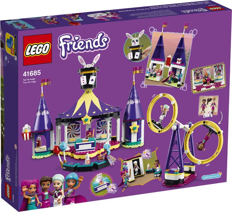 LEGO Friends Les montagnes russes de la fête foraine magique 41685 (974 pièces)