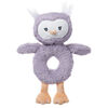 Baby GUND Baby Toothpick Quinn Owl Rattle Plush Stuffed Animal, Purple, 7.5"