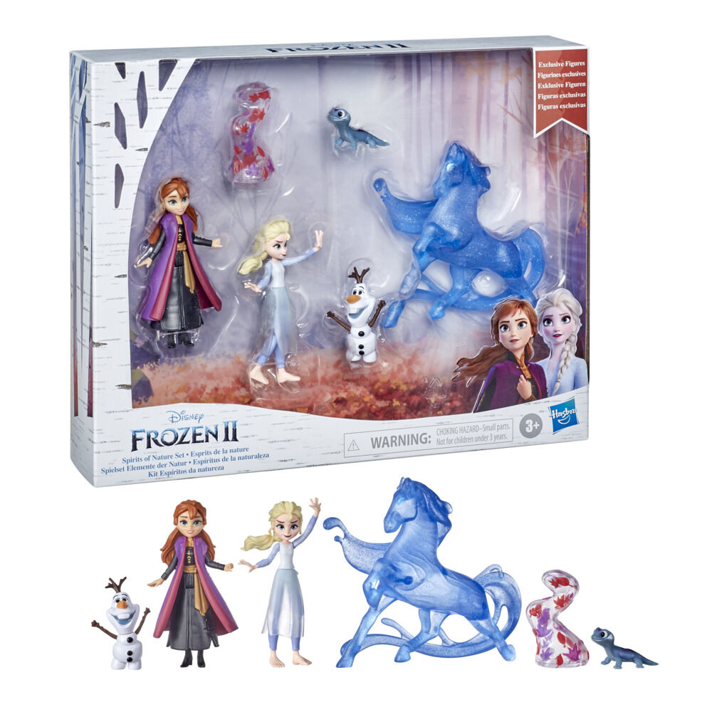 Disney s Frozen 2 Spirits of Nature Set Includes 5 Dolls Anna Elsa Bruni Olaf and the Nokk R Exclusive