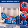 Ensemble de 3 pièces de literie Spiderman de Marvel pour lit de tout-petit avec couette réversible, drap-housse et taie d'oreiller par Nemcor