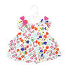 Sterling Baby 2 Piece Poplin Tiered Dress: Multi Floral 18M