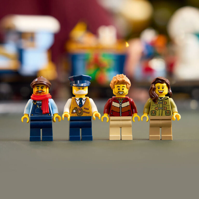 LEGO Icons Le Train Express Festif, Ensemble de Construction, Id&eacute;e-Cadeau Amusante pour No&euml;l 10361