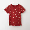 12-18m t-shirt imprimé à manches courtes - rouge
