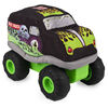 Monster Jam, Peluche monster truck radiocommandée bidirectionnelle avec corps souple Grave Digger officiel