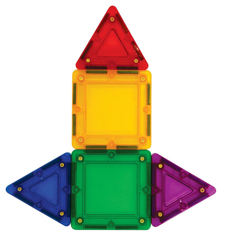 Magformers Tileblox Rainbow 20 Piece Magnetic Construction Set - styles may vary - English Edition