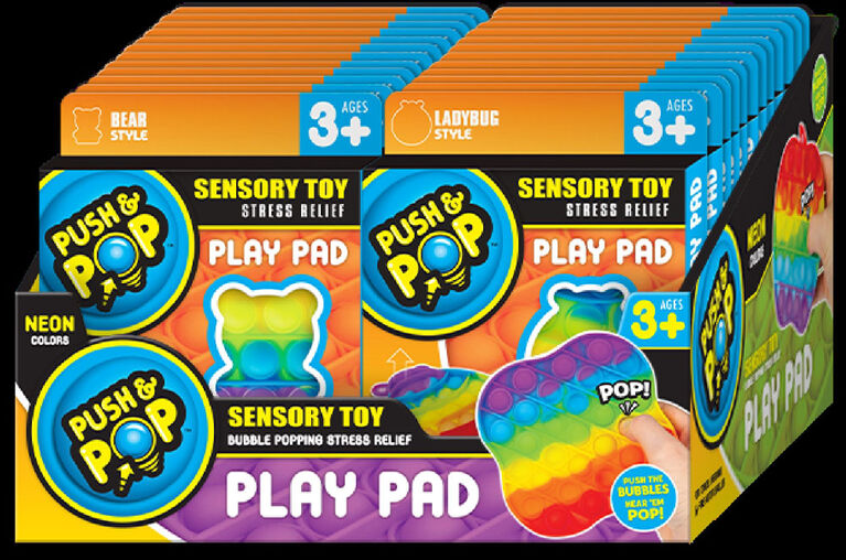 Push and Pop Play Pad - Édition anglaise - L'assortiment peut varier