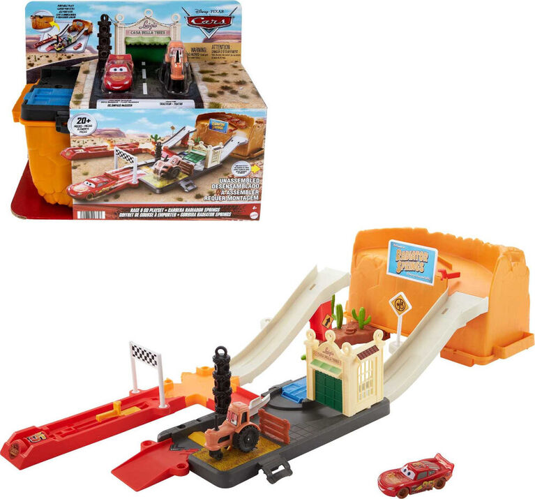 Disney Pixar Cars Race and Go Playset