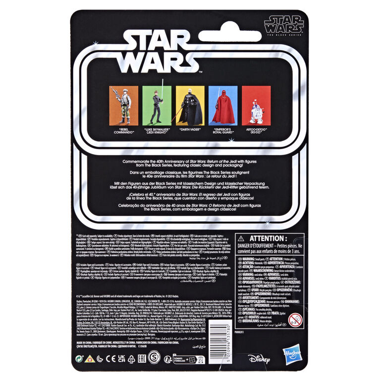Star Wars The Black Series Artoo-Detoo (R2-D2), Star Wars: Return of the Jedi 40th Anniversary 6-Inch Action Figures